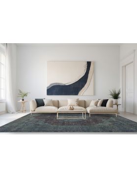 Tappeto vintage persiano 300 x 210 verde