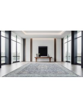 Tappeto Vintage 486 x 361 blu