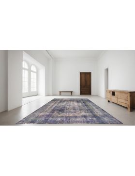 Tappeto vintage persiano 303 x 203 blu