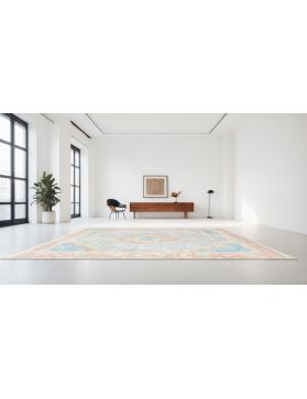 Tappeto vintage persiano 376 x 289 multicolore