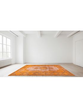 Tappeto vintage persiano 260 x 143 arancione