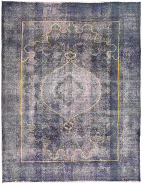 Tappeto vintage persiano 303 x 203 blu
