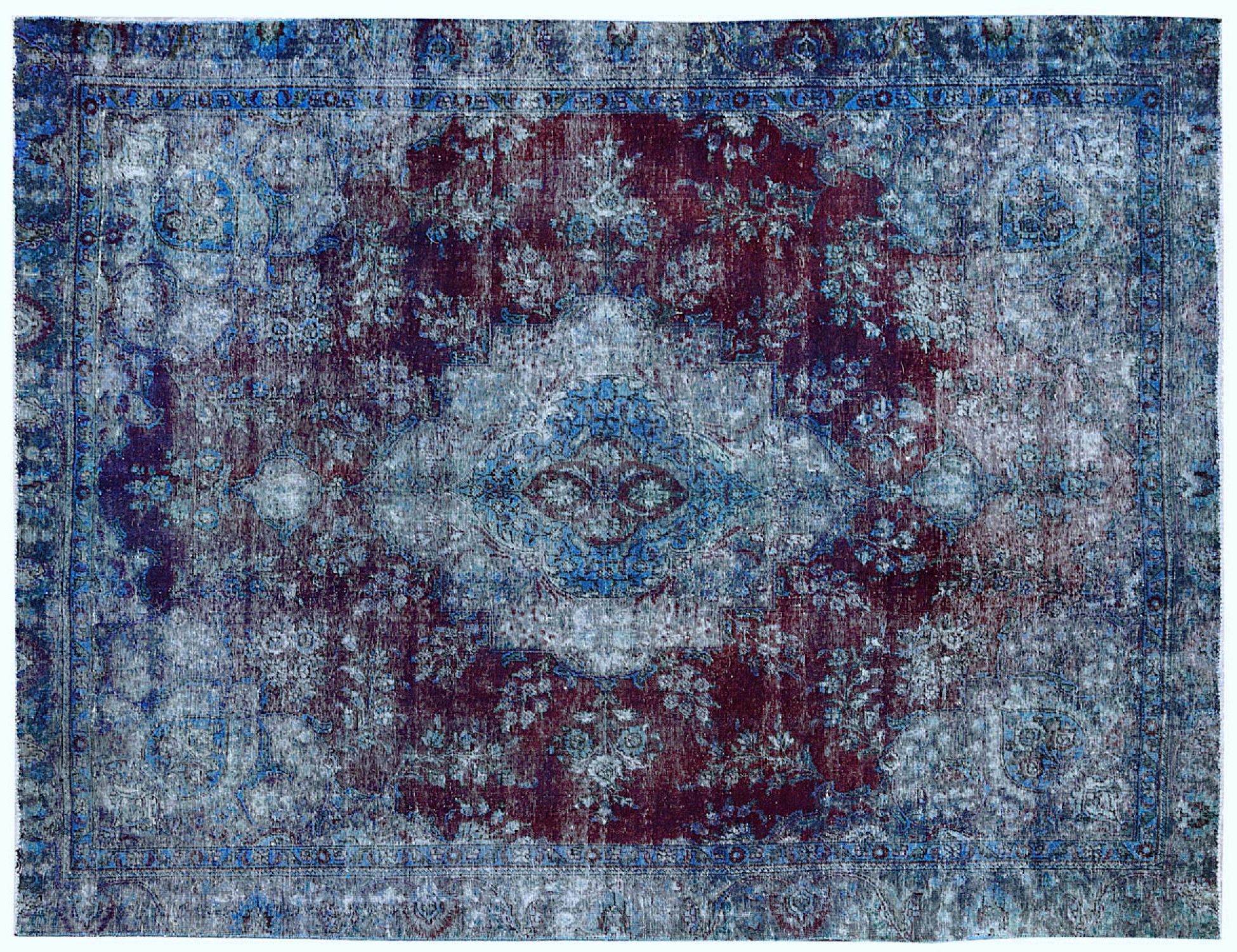 Vintage Teppich  blau  360 x 260 cm