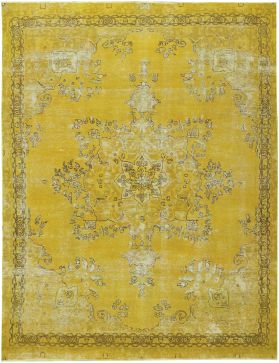 Tappeto vintage persiano  giallo <br/>335 x 240 cm