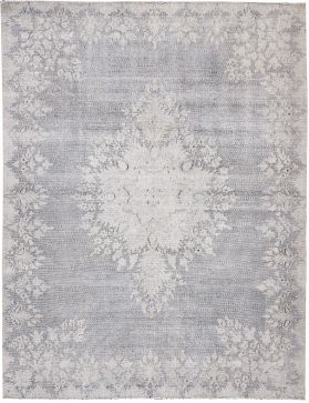 Tappeto vintage persiano 273 x 200 blu