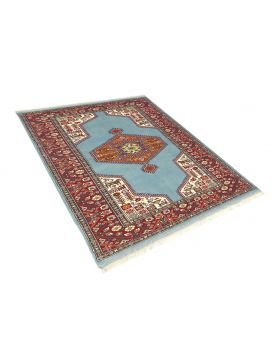 Perserteppich 198 x 132 blau