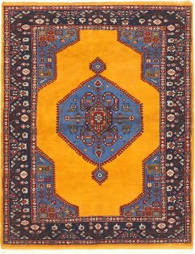 Perserteppich 199 x 136 blau