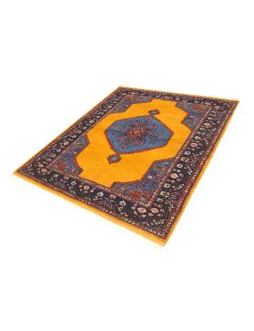 Perserteppich 199 x 136 blau