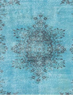 Tappeto vintage 215 x 110 blu