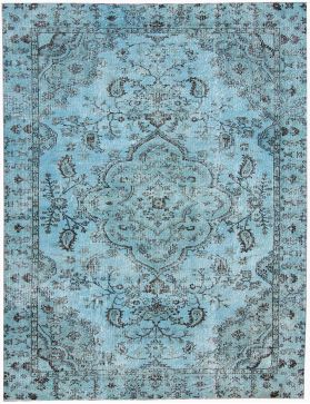 Tappeto vintage 280 x 170 blu