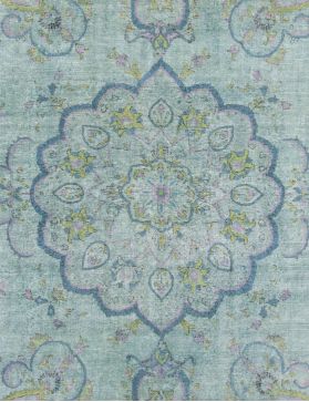 Tappeto vintage persiano 339 x 268 turchese