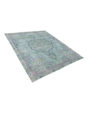 Tappeto vintage persiano 339 x 268 turchese