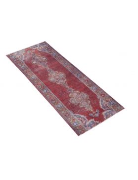 Tappeto Vintage 271 x 111 rosso