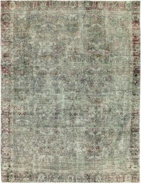 Tappeto vintage persiano  verde <br/>367 x 287 cm