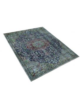 Tappeto vintage persiano 240 x 140 blu