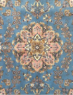 Tappeto persiano 245 x 200 blu