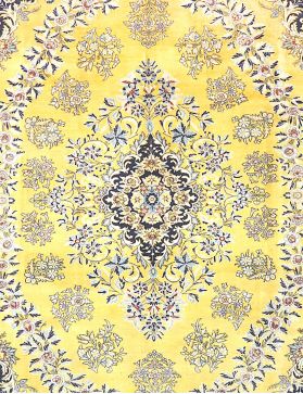 Perserteppich 418 x 297 gelb