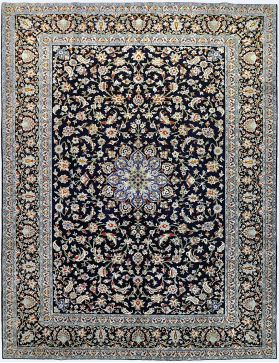 Kashan 370 x 272 blau