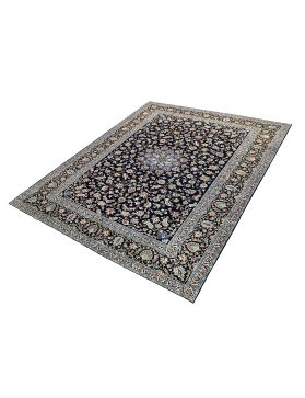 Kashan 370 x 272 blau