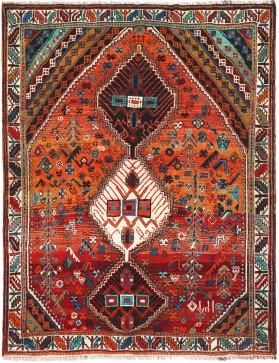 Shiraz  multicolore <br/>219 x 189 cm