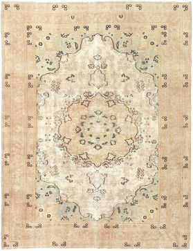 Tappeto vintage persiano 285 x 188 beige