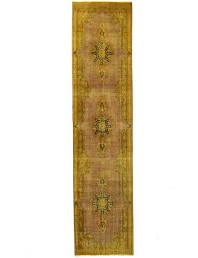 Tappeto vintage persiano 395 x 96 giallo