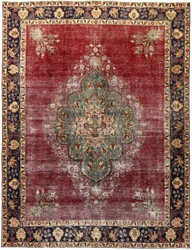 Tappeto vintage persiano 344 x 247 multicolore