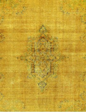 Tappeto vintage persiano 300 x 200 giallo