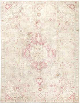 Tappeto vintage persiano 327 x 224 beige