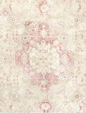 Tappeto vintage persiano 327 x 224 beige