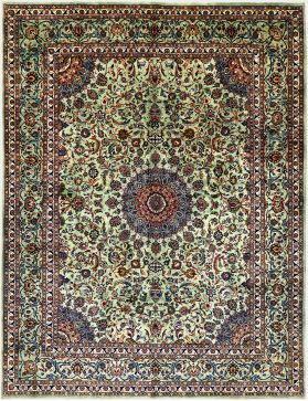 Perserteppich 398 x 304 grün