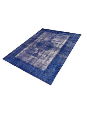 Tappeto vintage persiano 284 x 195 blu