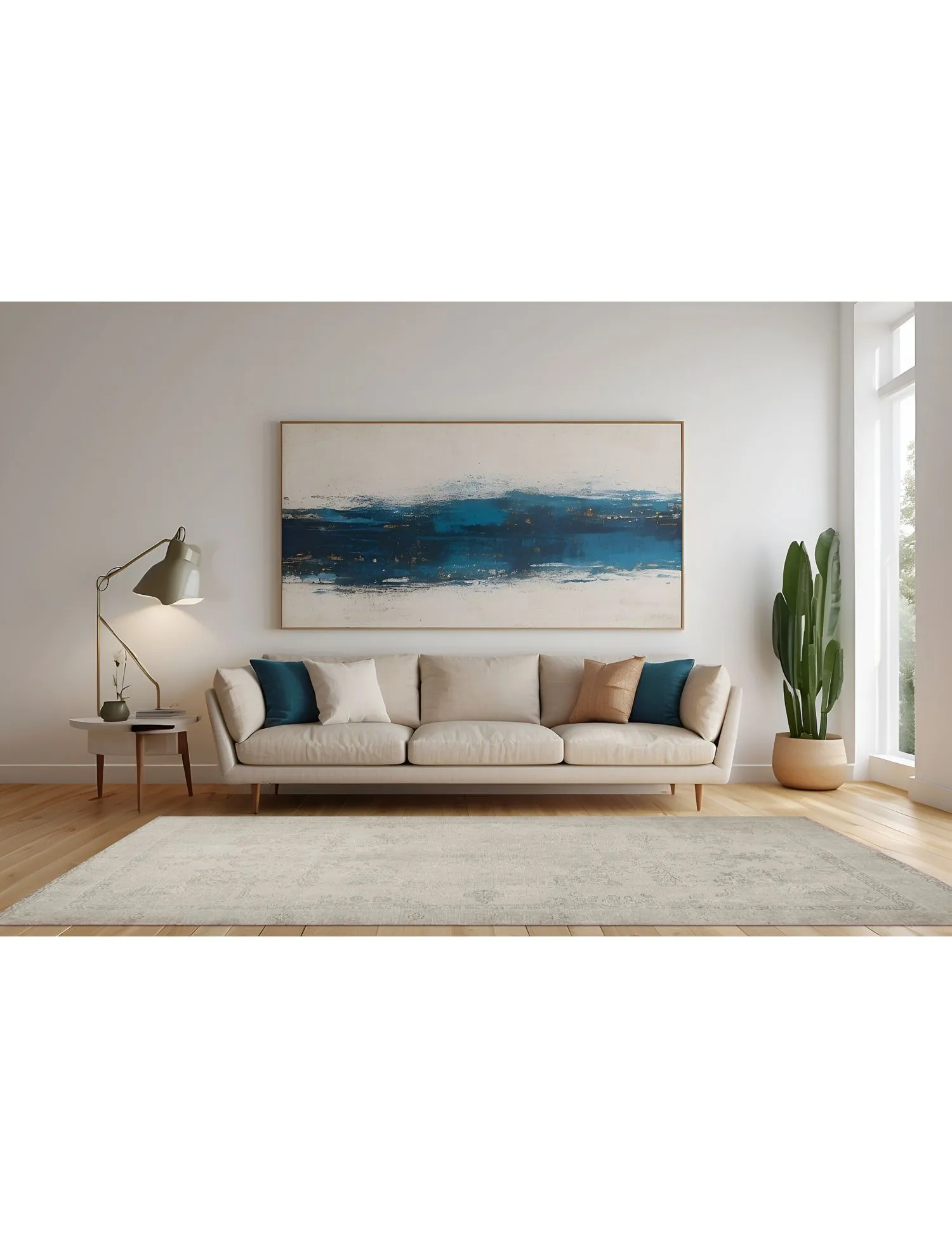 Persian Vintage Carpet  beige   295 x 200 cm