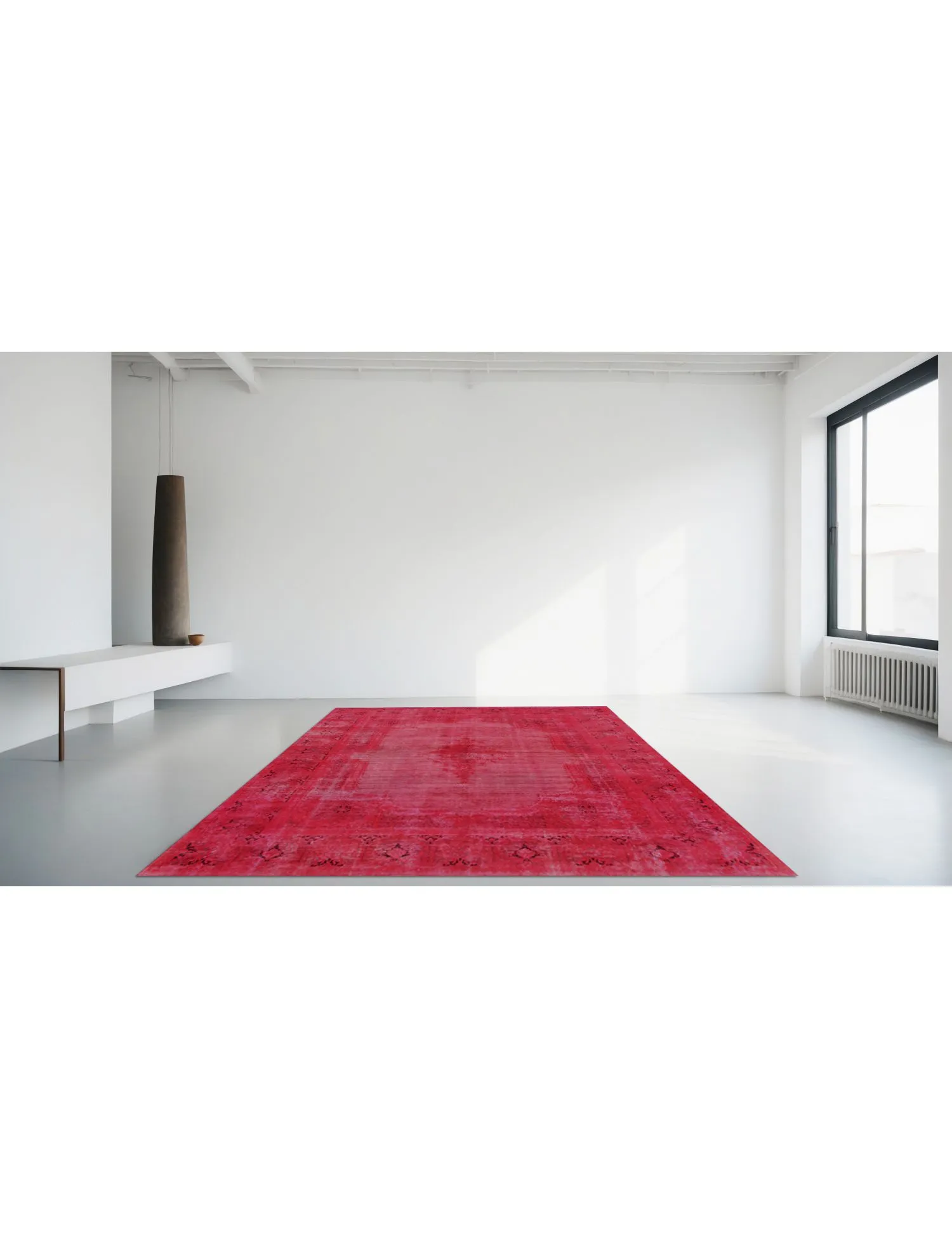 Persisk vintagetæppe  rød  390 x 298 cm