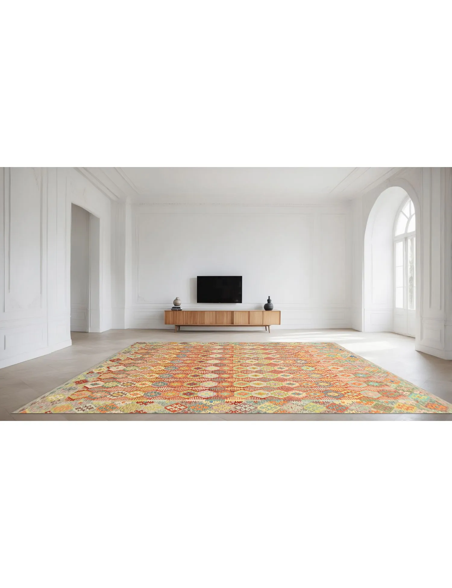 Kelim  monivärinen  485 x 306 cm