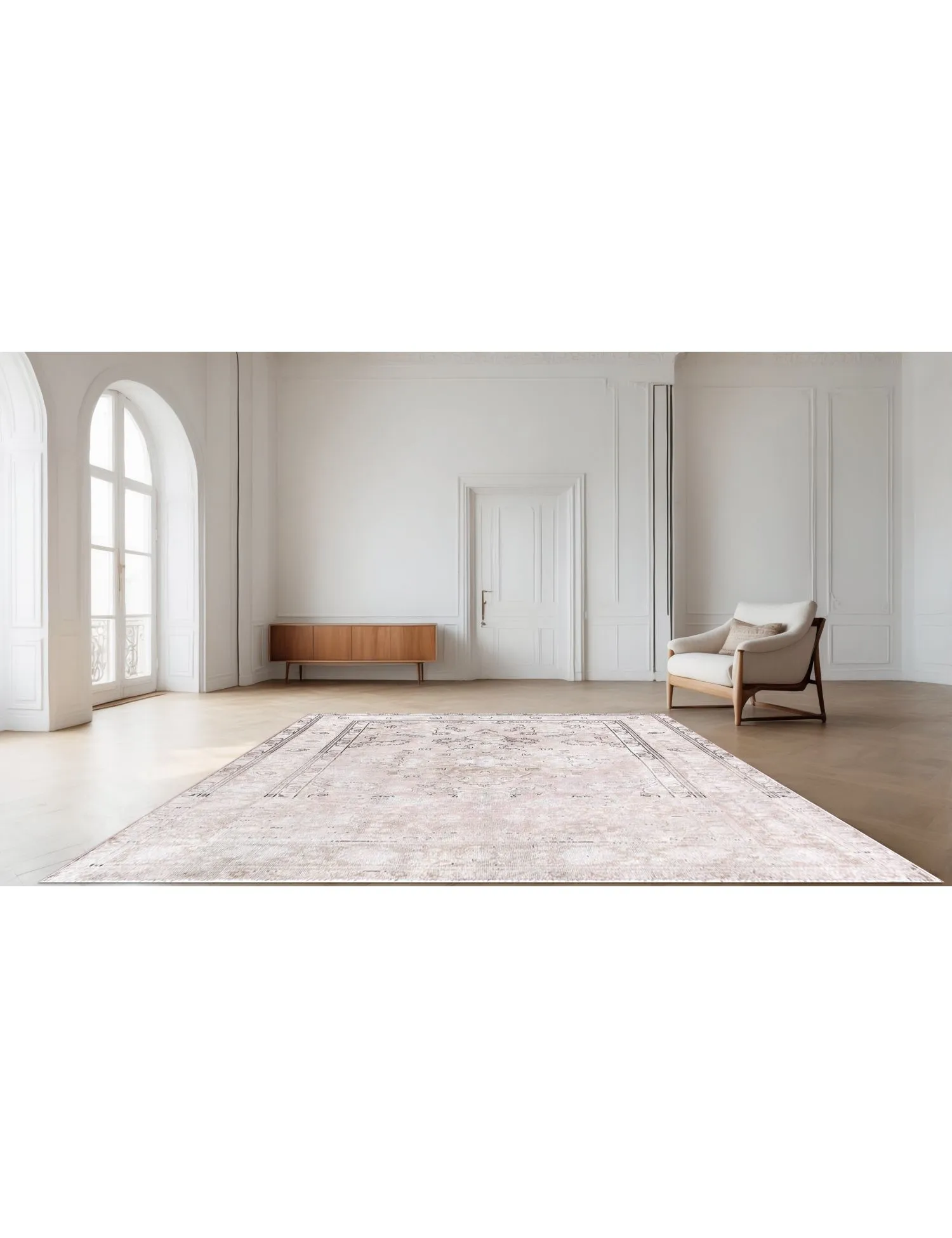 Persian Vintage Carpet  beige   280 x 195 cm