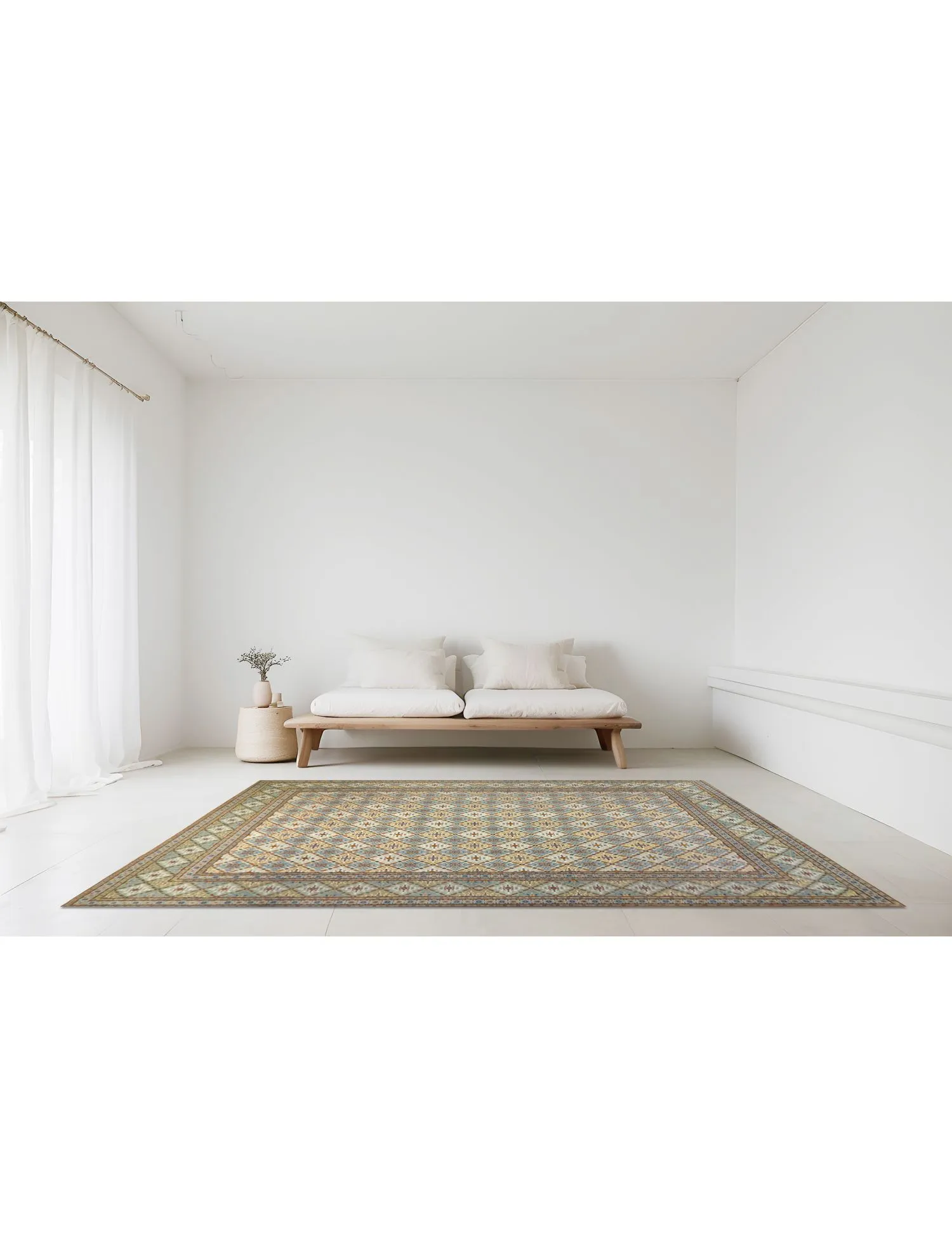 Persisk matta  grön  385 x 278 cm