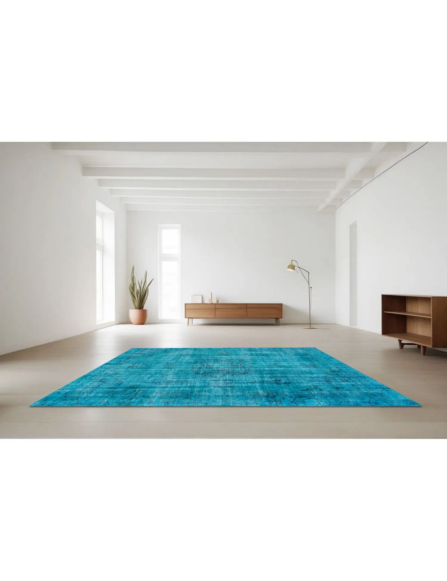 Vintage Carpet  blue  270 x 180 cm