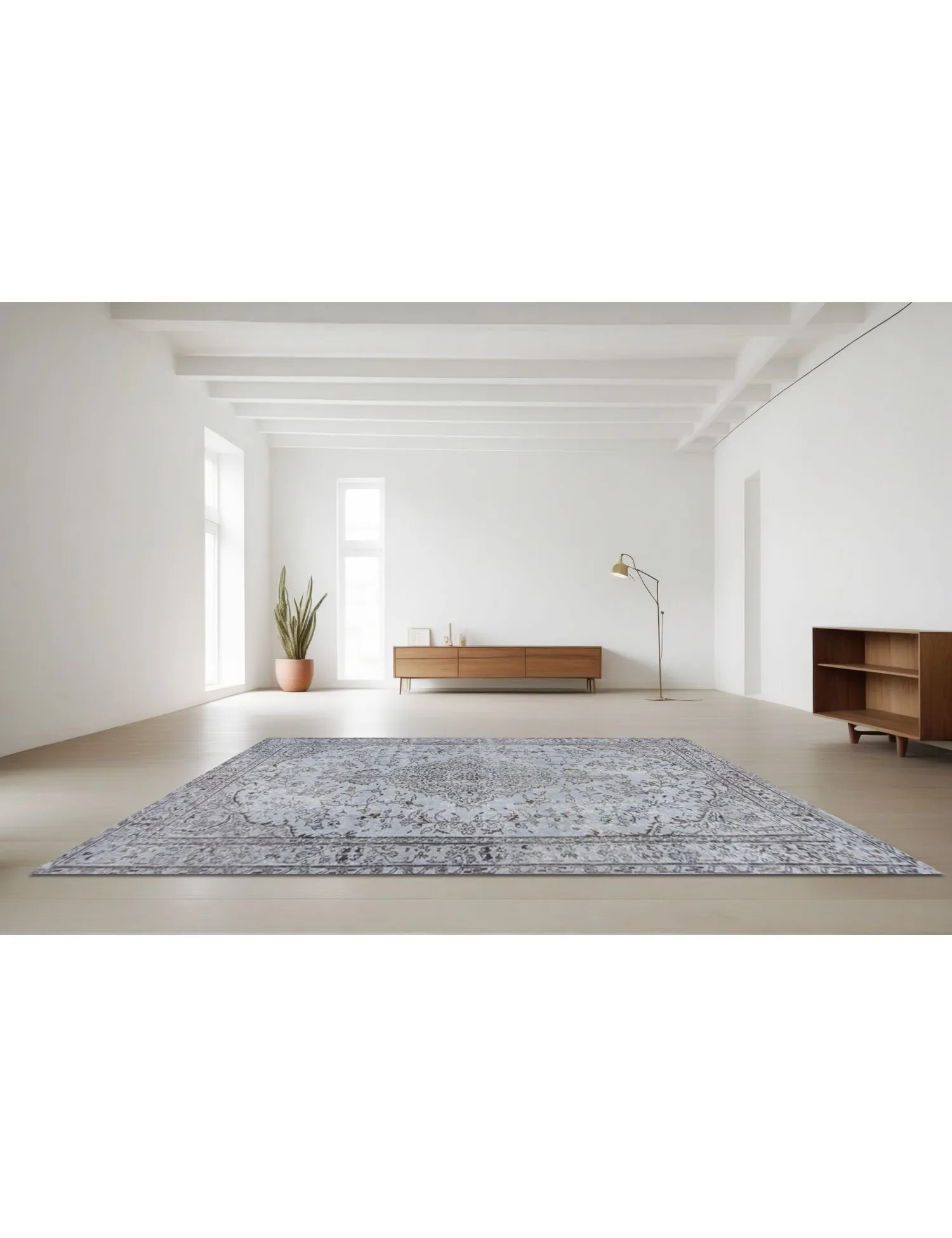 Vintage Carpet  grey  255 x 160 cm