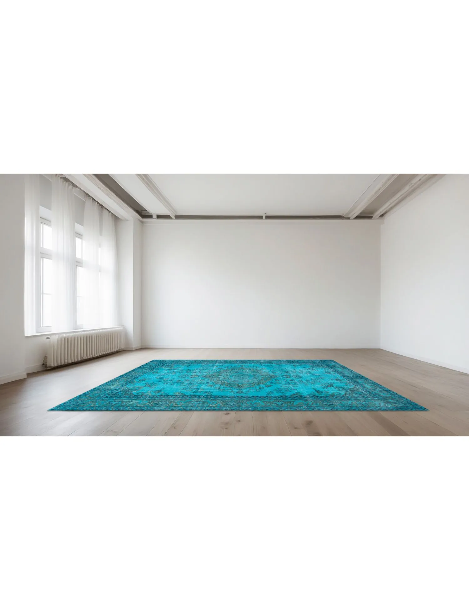 Vintage Carpet  blue  293 x 166 cm