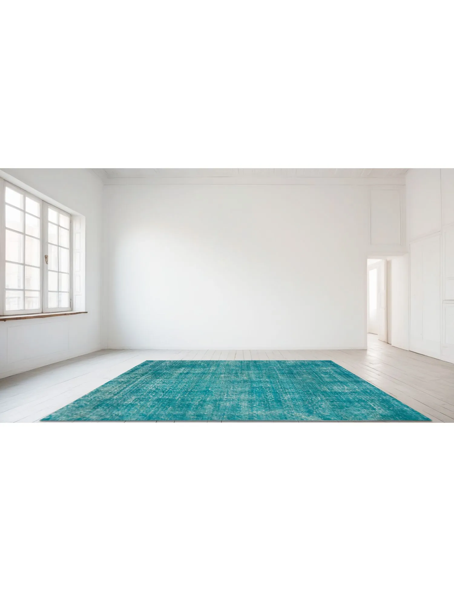 Vintage Carpet  turkoise   200 x 110 cm
