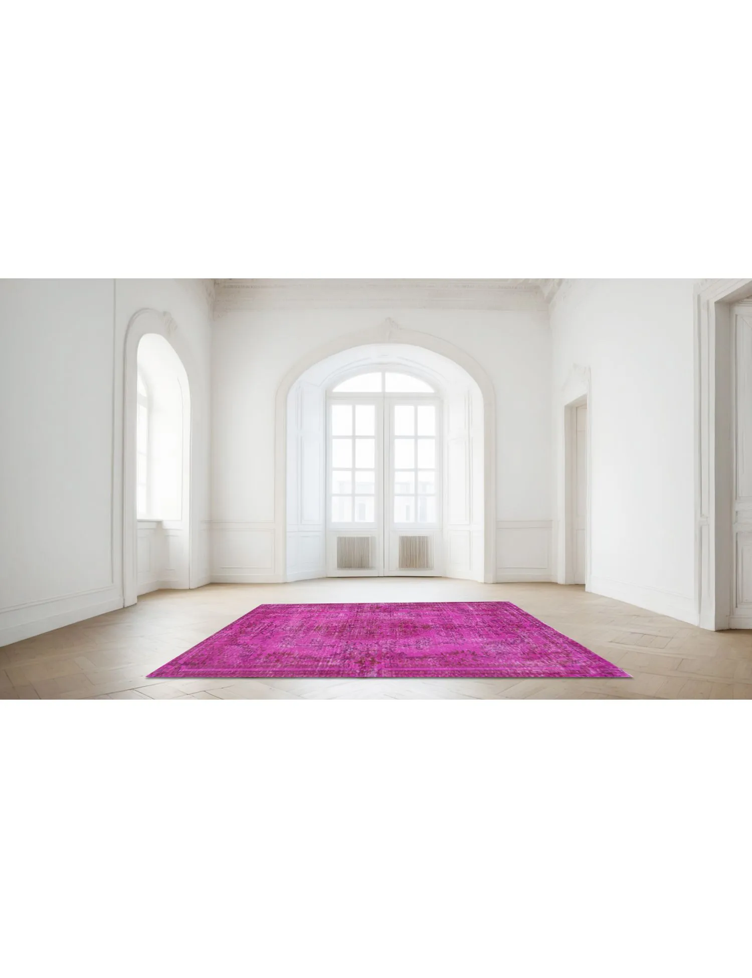 Vintagetæppe  rose  181 x 111 cm