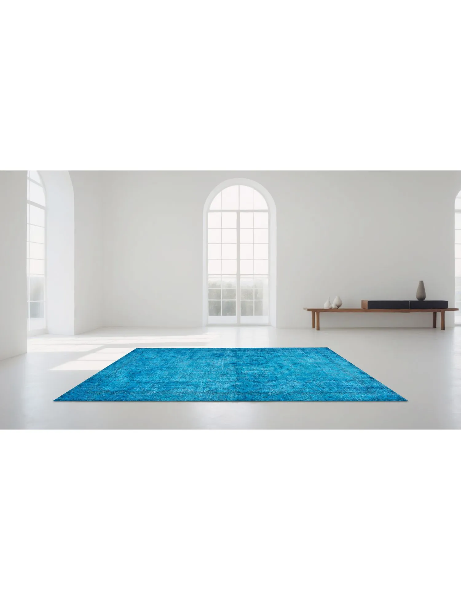 Vintage Carpet  blue  281 x 167 cm