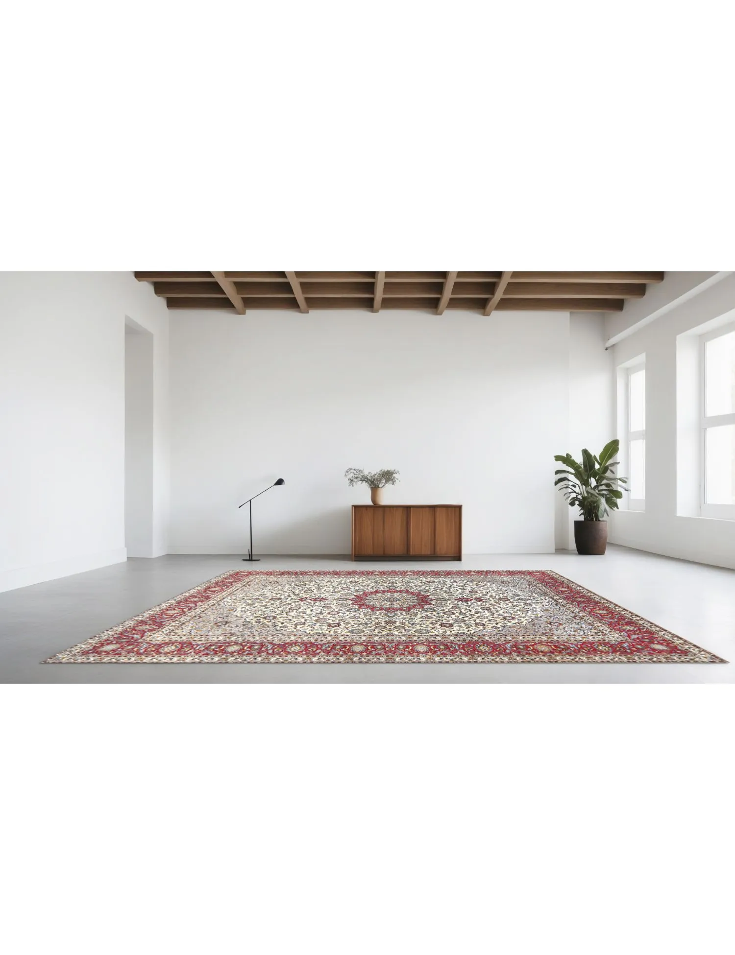 Kashmar Patina  beige  390 x 299 cm