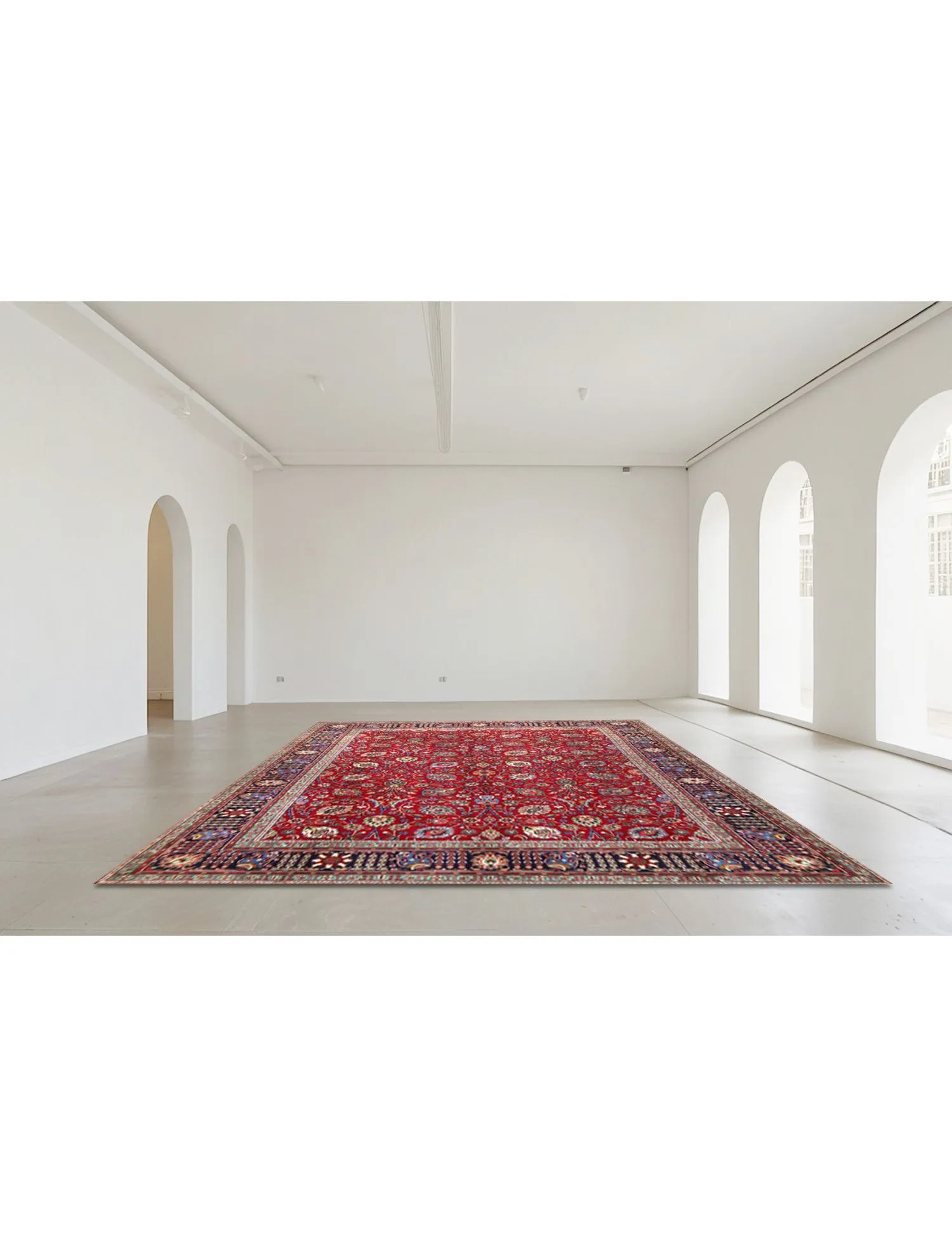 Tabriz Patina  rouge  389 x 298 cm