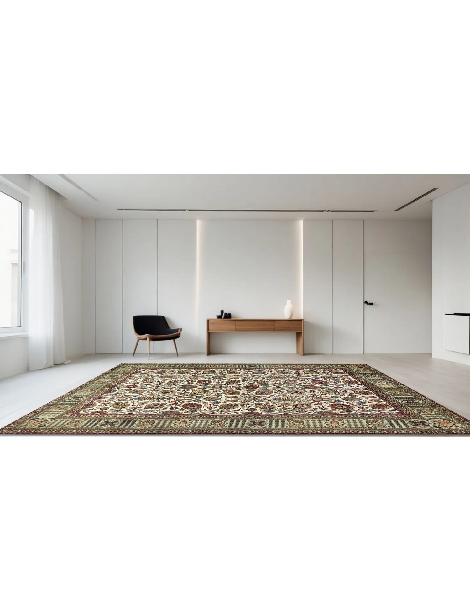 Tabriz Patina  beige  376 x 296 cm