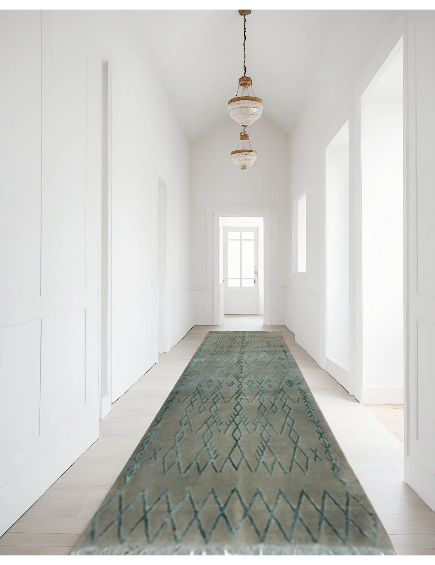 Soba  vert  282 x 106 cm