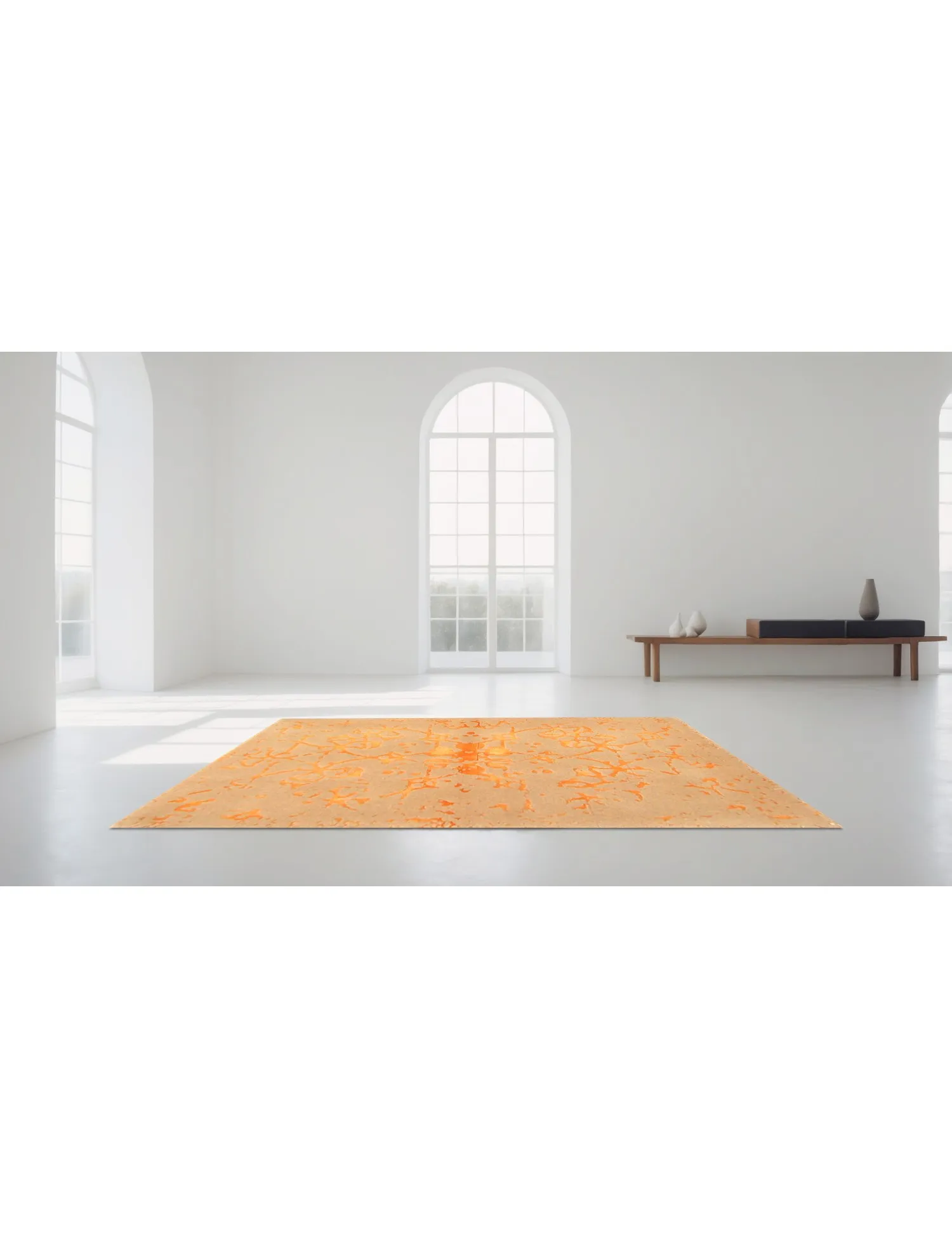 Soba  naranja  148 x 101 cm