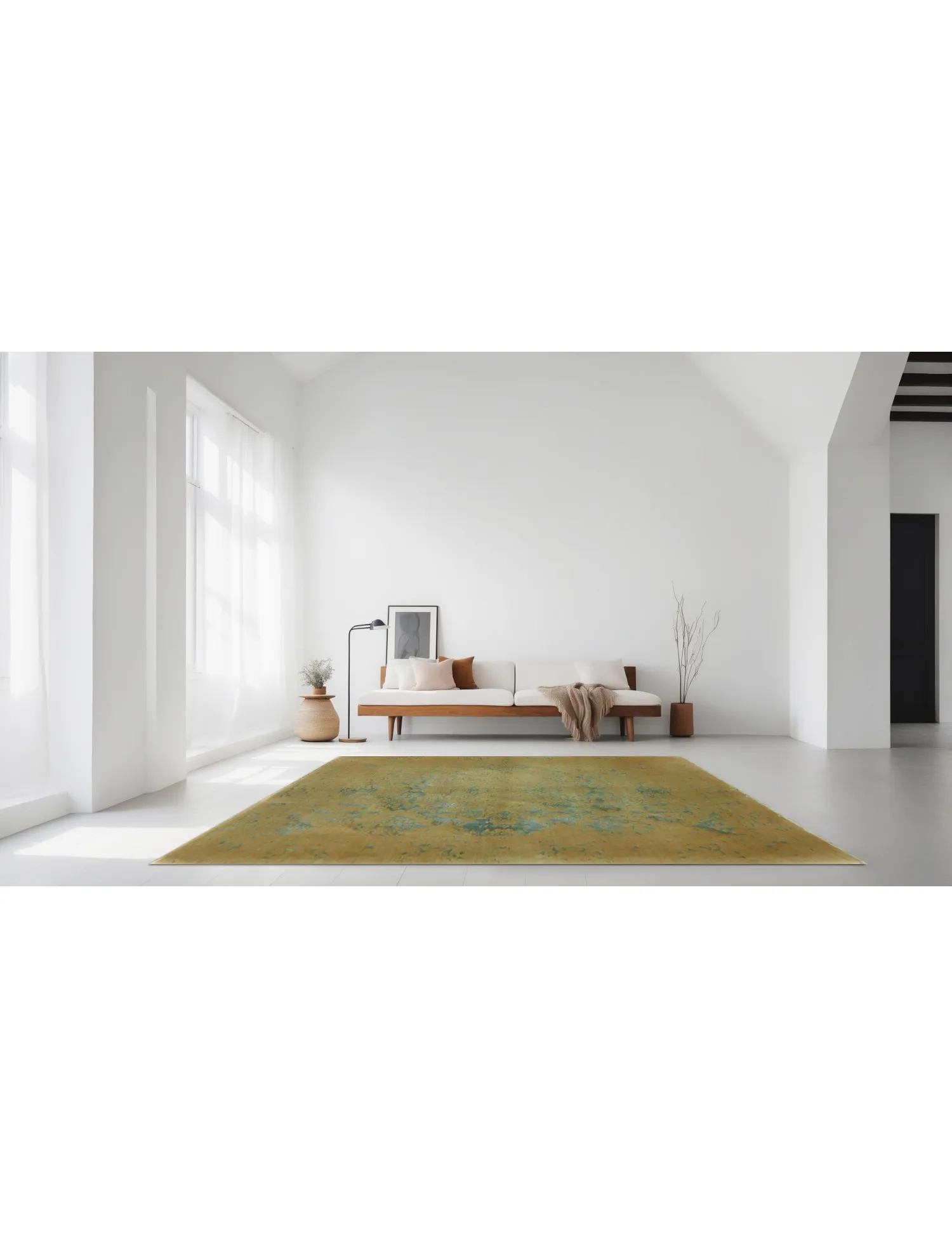 Soba  green   145 x 100 cm