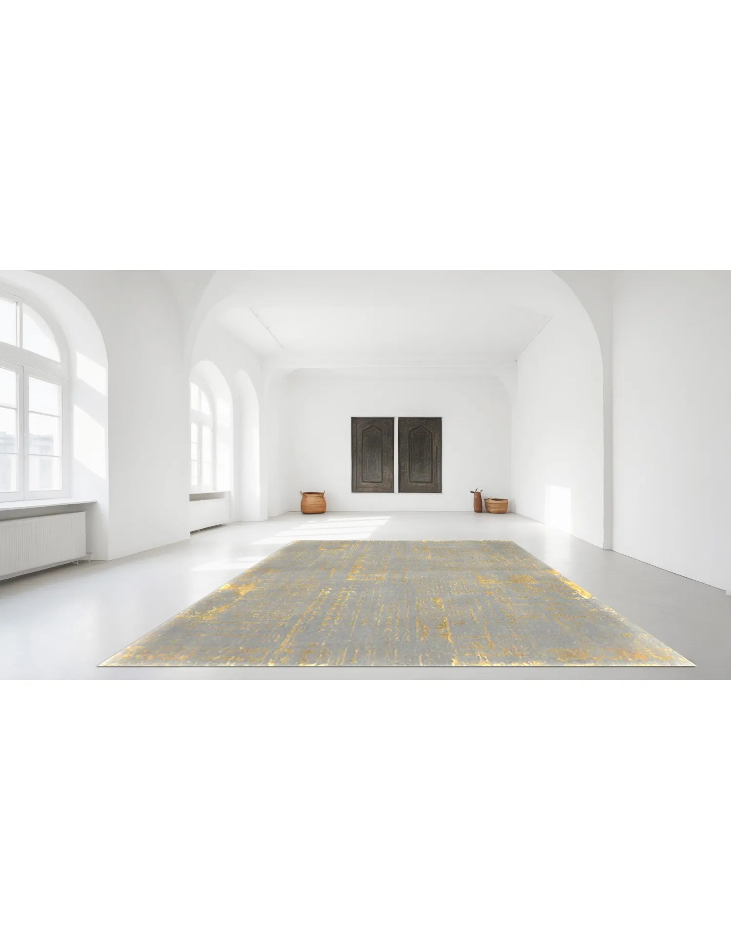 Square Soba  grey  122 x 116 cm